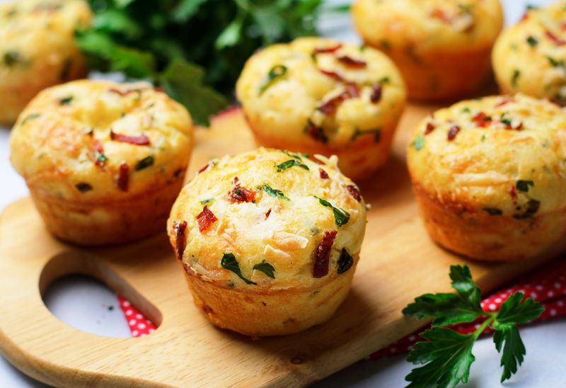 Resep Muffin Keju dan Daging Asap