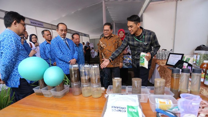 Salah satu stand pameran Hari Pangan Sedunia di Kampus Unpas, Senin (23/10/2023).