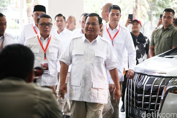 Semringah Prabowo di Rapimnas Gerindra