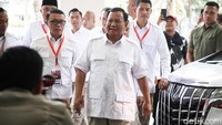 Prabowo mengatakan rapat ini bertujuan memantapkan konsolidasi partai usai mendeklarasikan Gibran Rakabuming Raka sebagai bakal cawapresnya.