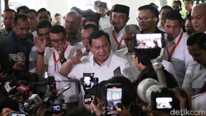 Semringah Prabowo di Rapimnas Gerindra