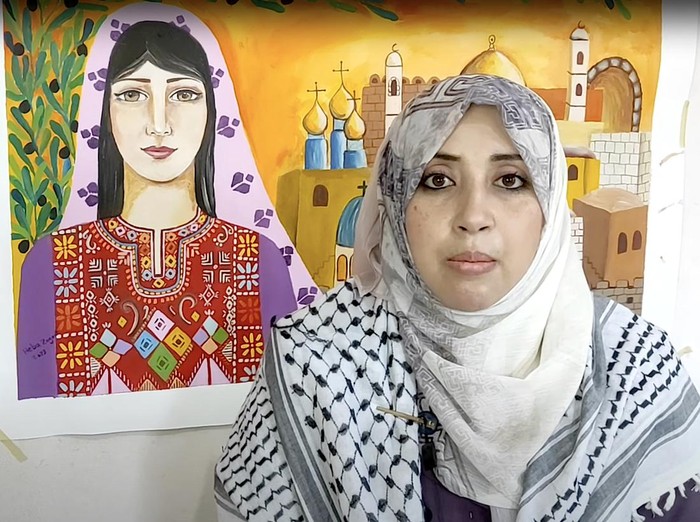 Seniman Palestina Heba Zagout Meninggal Dunia