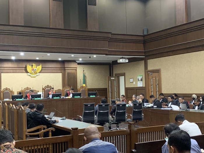 Sidang korupsi BTS Kominfo (Mulia/detikcom)