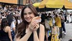 Liburan di Bali, Syifa Hadju Nikmati Tea Time dan Hangout di Beach Club