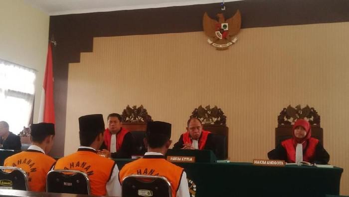 Tiga terpidana pembunuh siswa SMK di Tuban