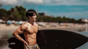Foto: Ahn Bo Hyun Healing di Bali Sebelum Putus dari Jisoo Blackpink