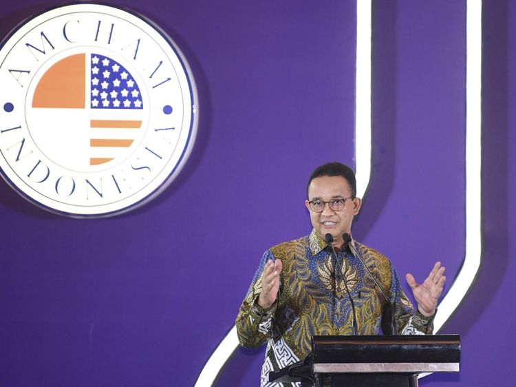 Potret Anies Baswedan Hadiri US-Indonesia Invesment Summit