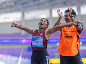 Arianti Putri Ditarget Perunggu, Malah Raih Emas Asian Para Games
