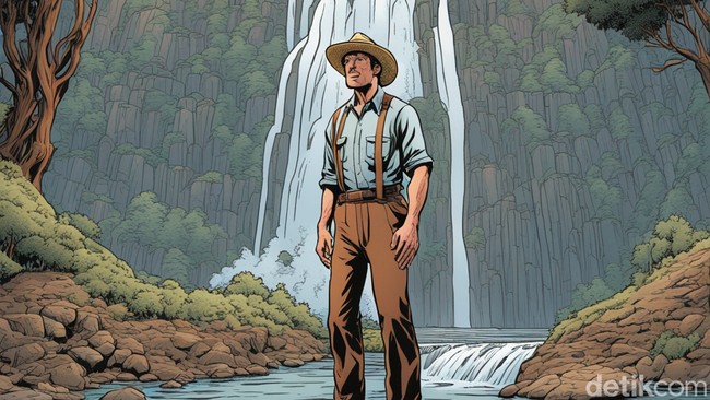 dComic: Mitos Katak Raksasa di Bawah Curug Bangkong Kuningan
