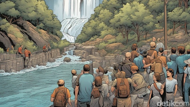 dComic: Mitos Katak Raksasa di Bawah Curug Bangkong Kuningan