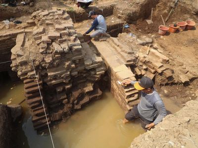 Ekskavasi Situs Kerajaan Kediri-Majapahit di Proyek Bandara Kediri