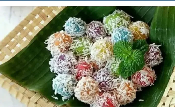 Klepon singkong.