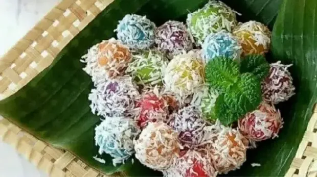 Klepon singkong.