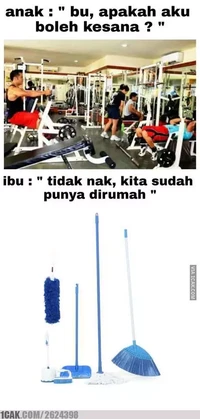 Olahraga bisa membuat tubuhmu jadi lebih sehat dan kuat. Ayo olahraga, walaupun rasanya pengin rebahan mulu.