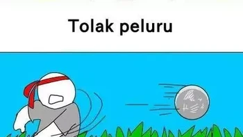 Peluru yang tertolak. Foto: 1cak  
