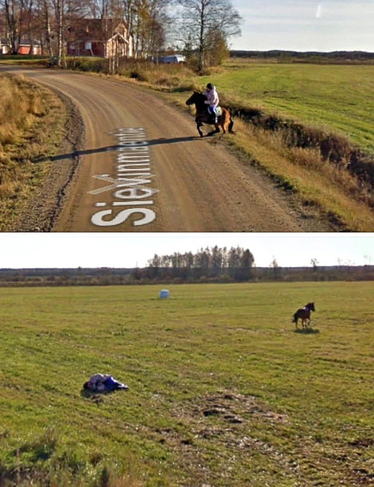 Momen aneh google street view