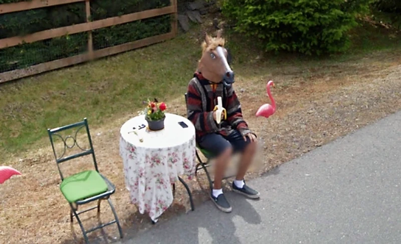 Momen aneh google street view