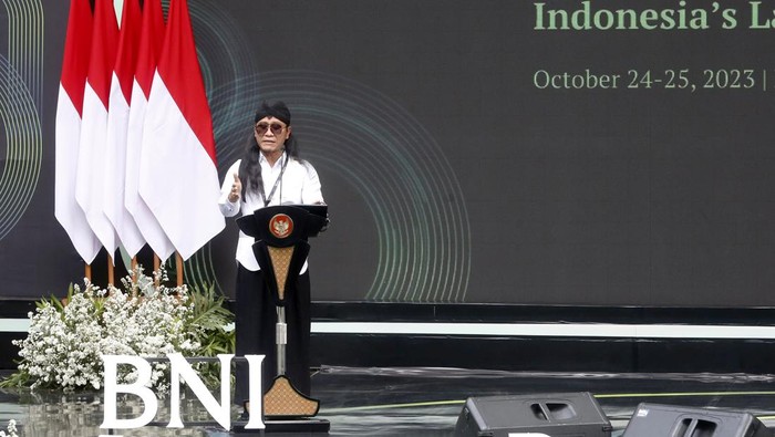 Momen Jokowi Buka BNI Investor Summit 2023 Di tengah perekonomian global yang menantang, perekonomian Indonesia masih aman, tercermin dari pertumbuhan ekonomi yang masih konsisten di angka lima persen.