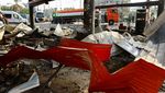 Potret SPBU di Gaza Hancur Diserang Israel