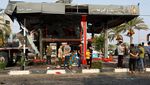 Potret SPBU di Gaza Hancur Diserang Israel