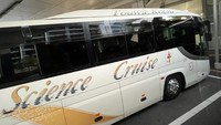 Karakter lainnya, bus-bus di negara Sakura ini banyak menggunakan sasis buatan dalam negeri, seperti sasis Hino atau Mitsubishi. Foto: Luthfi Anshori/detikOto