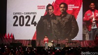 Poster konser PSI yang diunggah di akun media sosial ada foto Prabowo Subianto dan Gibran Rakabuming Raka.  