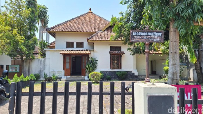 Rumah Sukarni di Kotabaru Jogja. Konon rumah ini menjadi tempat kumpul para tokoh nasional seperti Sutan Syahrir hinga Tan Malaka. Foto diambil Senin (16/10/2023).