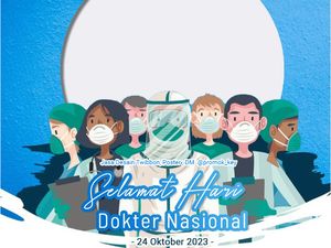 50 Twibbon Hari Dokter Nasional 2023: Link dan Cara Pasangnya
