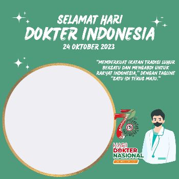 Twibbon Hari Dokter Nasional-HUT IDI 2023