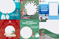 20+ Twibbon Hari Dokter Nasional-HUT IDI 2023 Gratis, Plus Ucapan