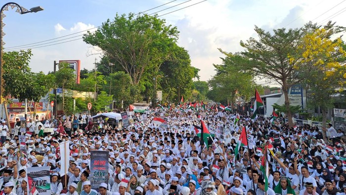 Aksi Solidaritas untuk Palestina di Jombang
