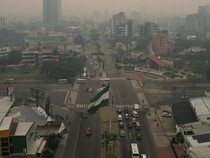 Asap Kebakaran Hutan Kepung Kota di Bolivia