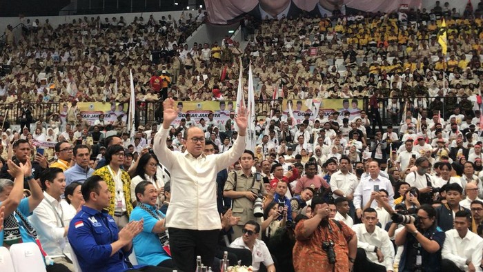 Deklarasi Prabowo-Gibran di Indonesia Arena GBK (Firda Cynthia/detikcom) Deklarasi Prabowo-Gibran di Indonesia Arena GBK (Firda Cynthia/detikcom)