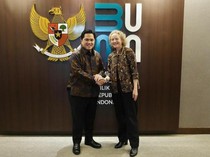 Gantikan Luhut, Erick Bertemu Presiden ExxonMobil Bahas Pasokan Energi