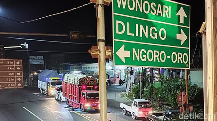 Lalu lintas bukit bintang Gunungkidul
