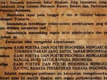 Isi Teks Sumpah Pemuda yang Asli, Begini Bunyinya