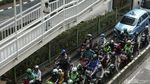 Jalan Sultan Agung Manggarai Macet Jelang Pendaftaran Prabowo-Gibran