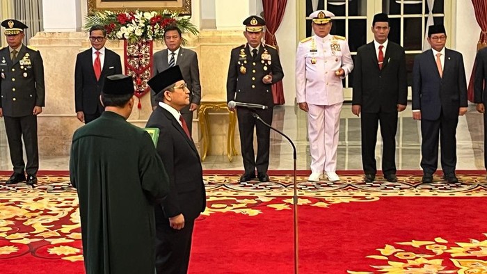 Jokowi lantik Sulaiman jadi Dubes RI untuk Argentina (Eva/detikcom)
