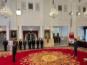 Resmi! Jokowi Lantik Letjen Agus Subiyanto Jadi KSAD