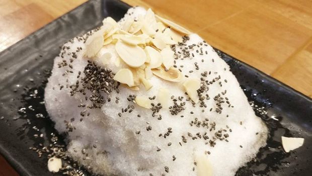 Korean red ginseng bingsu di Philips Coffee.