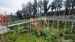Potret TKP Jembatan Kaca The Geong Banyumas Pecah Tewaskan Wisatawan