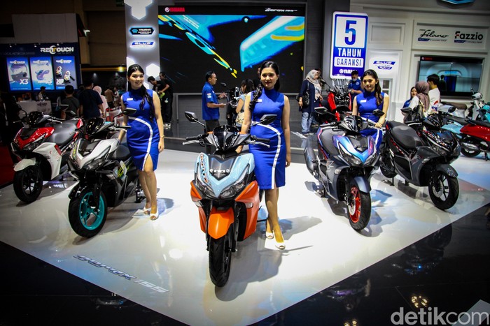 Mejeng di IMOS 2023, Yamaha Aerox Tampil Lebih Fresh!