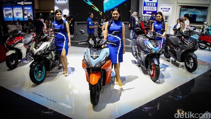 Mejeng di IMOS 2023, Yamaha Aerox Tampil Lebih Fresh!
