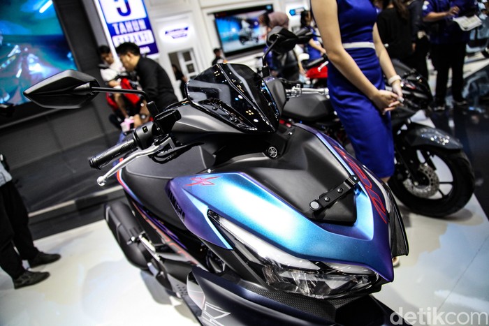 Mejeng di IMOS 2023, Yamaha Aerox Tampil Lebih Fresh!
