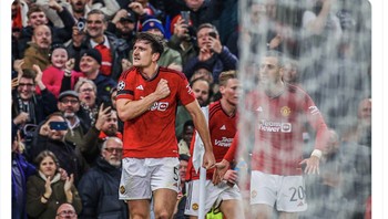 Saya diberi kesempatan dan hanya ingin membantu klub ke tempat yang seharusnya, cetus Maguire. Foto: Twitter