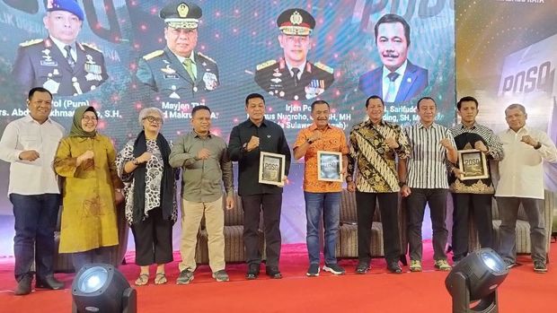 Peluncuran Buku Poso di Balik Operasi Madago Raya di Hotel Best Western Palu pada Selasa (24/10/2023).