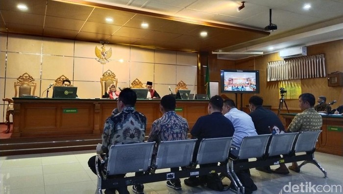 Pemeriksaan saksi kasus korupsi Yana Mulyana dkk di Pengadilan Tipikor Bandung, Rabu (25/10/2023).