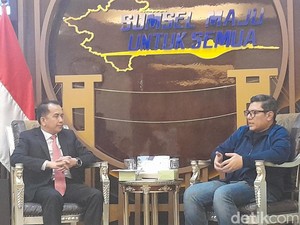 Alfito Deannova Kenalkan detikSumbagsel ke Pj Gubernur Sumsel