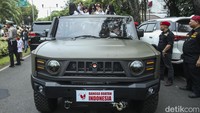 Maung diketahui kendaraan yang diproduksi Pindad. Mobil ini kerap dipakai Prabowo Subianto. Foto: Rifkianto Nugroho
