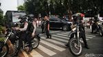 Pengamanan Gedung KPU Jelang Pendaftaran Prabowo-Gibran